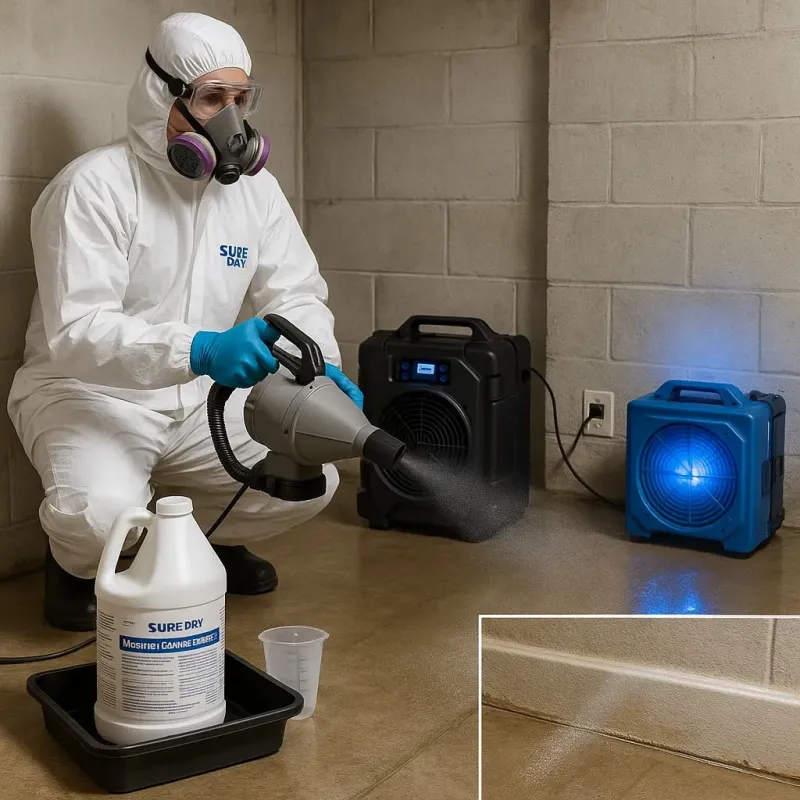 Sanitization and Odor Removal process in Montour Falls, NY